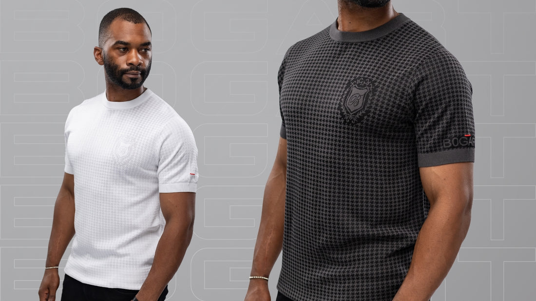 Elevate Your Everyday: The Bogart Premium Collection Knitted Crew Neck T-Shirt