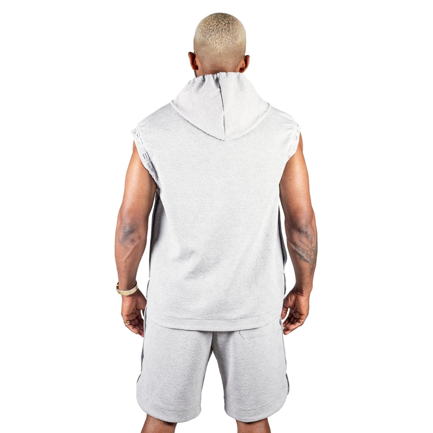 Beyond Collection Hooded Sleeveless Two-Piece