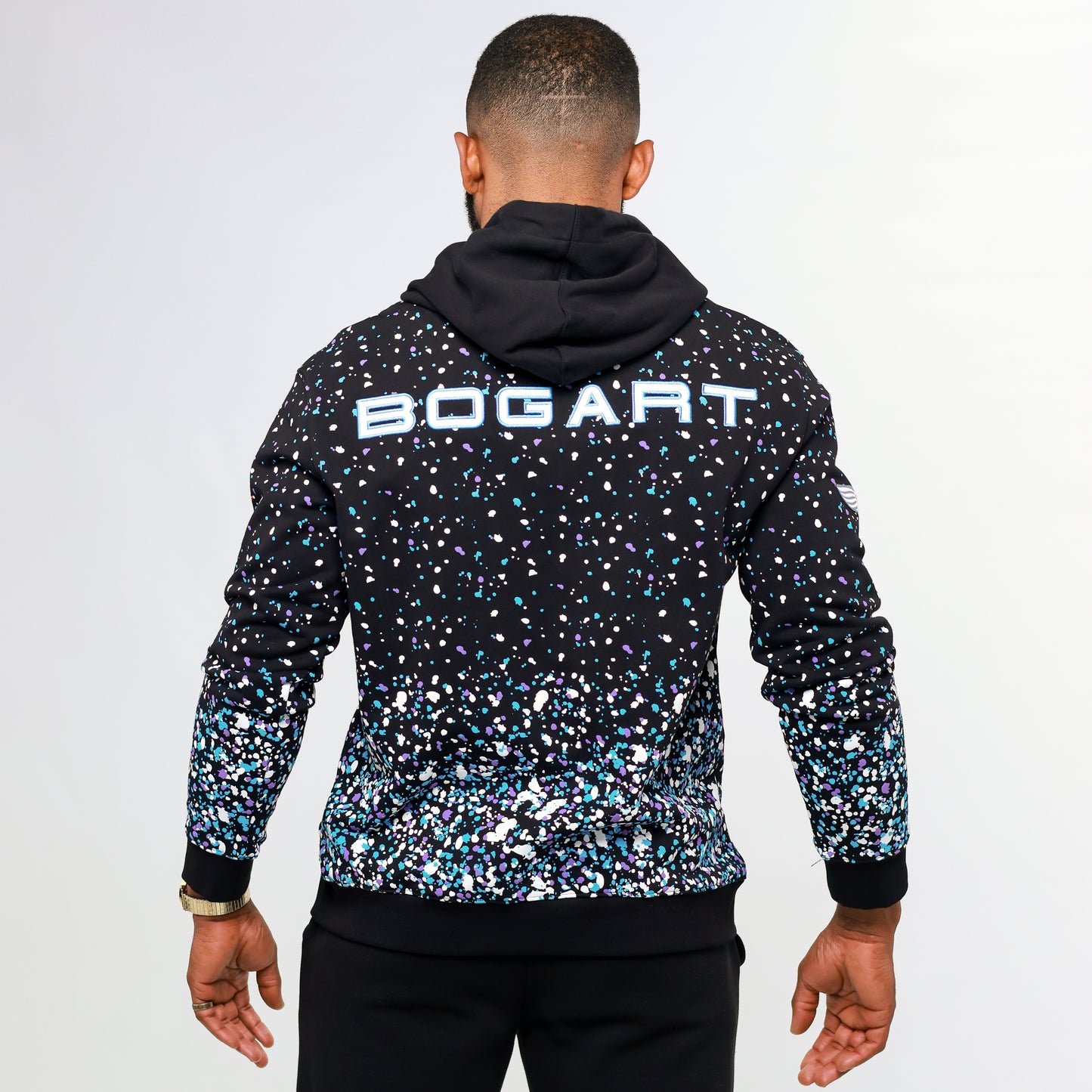 Bogart Beyond Collection Splatter Print Hoodie