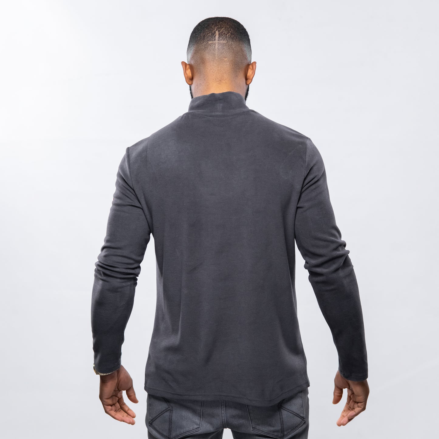 Bogart Man Premium Collection Luxe Funnel Neck Long Sleeve T-Shirt