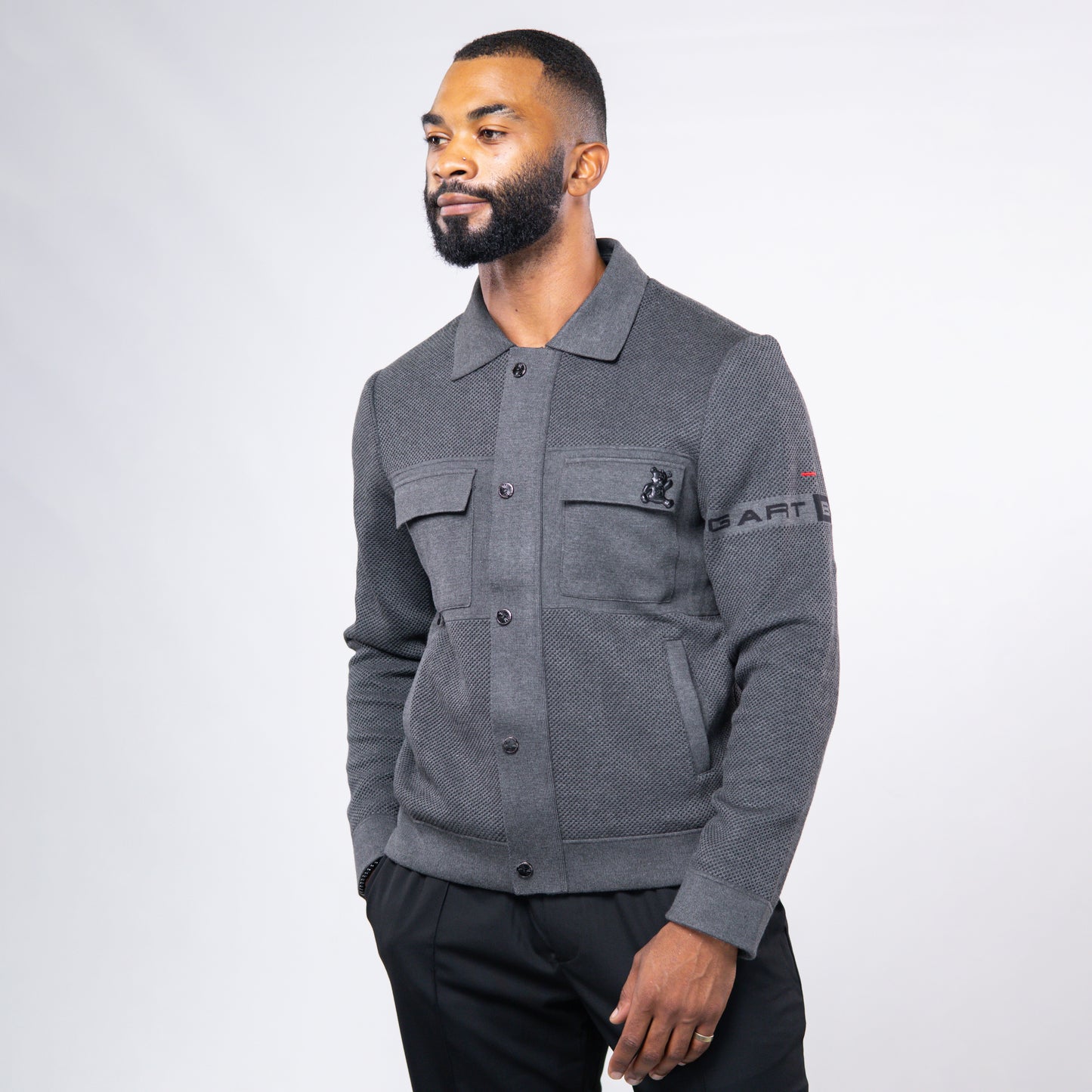 Bogart Beyond Collection Textured cardigan