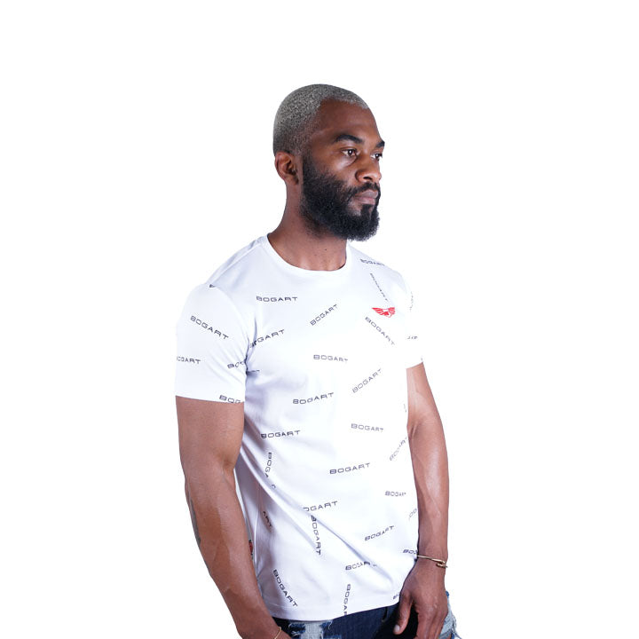 Bogart Red Collection C-Nek T-Shirt-White-Left