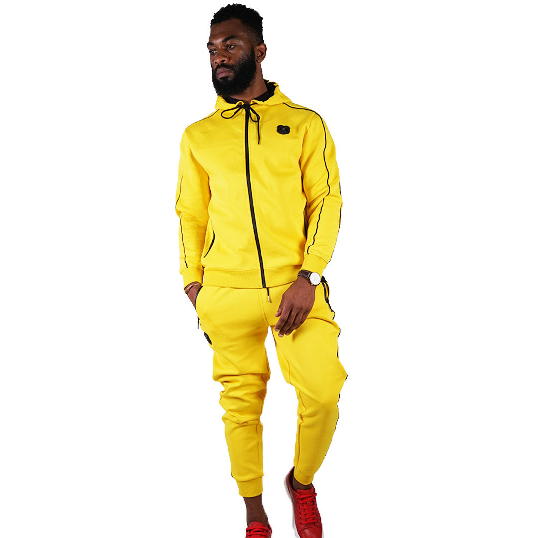 BogartMan-Men_s-Tracksuit-Yellow-Front-TSUIT15